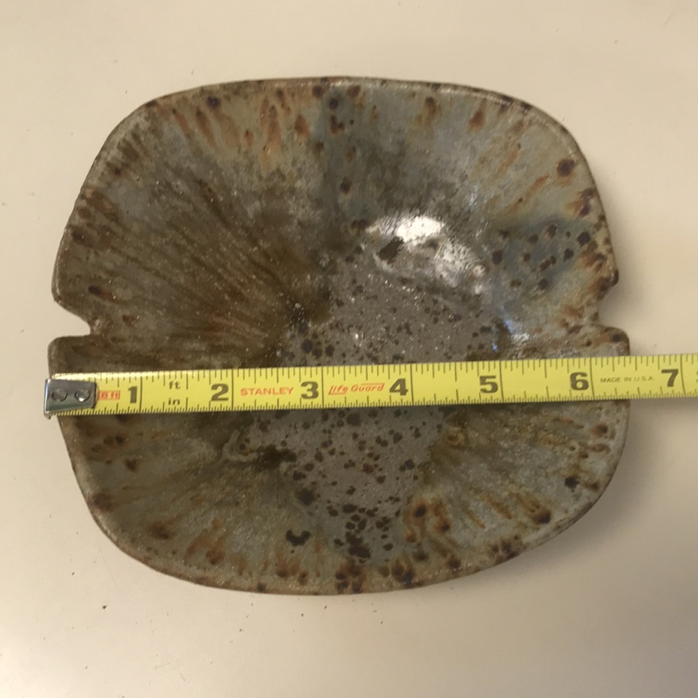 Signed Studio Pottery Trinket Dish / Ashtray - Picture 5 of 8